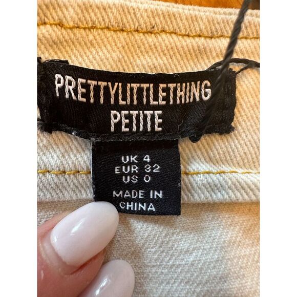 Pretty Little Things Denim Corset Buckle Top Size 0 NWT! - Picture 6 of 6